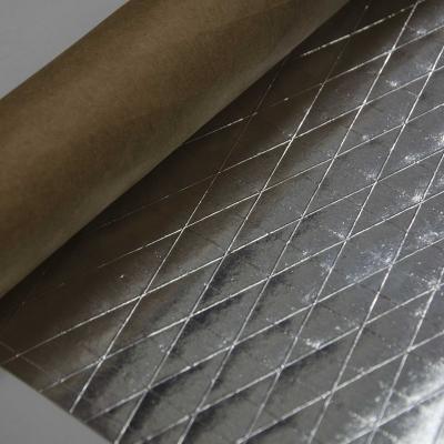 中国 OEM Manufacturer FSK/PSK Modern Metal Building Duct Glass Wool Vapor Retarder Aluminum Foil Scrim Wrap Insulation Liners and 販売のため