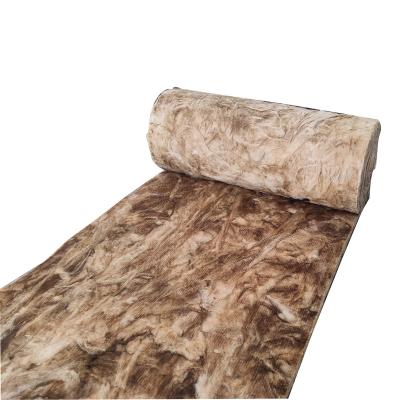 China Modern Formaldehyde Free Fireproof Insulation Fabric Wood Structure Manufacturer Glass Wool Light-density Lamination Fiberglass Batts à venda