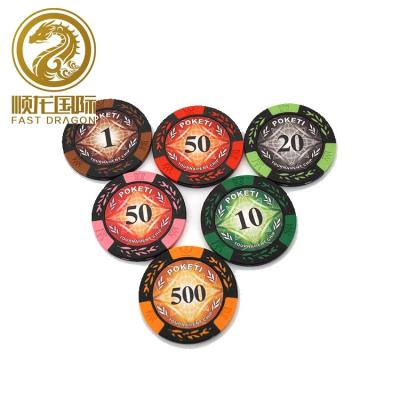 China ABS 25 PCS/Lot Poker Chips ABS Casino Chips New High Quality Texas Poker Chips Wholesale for sale