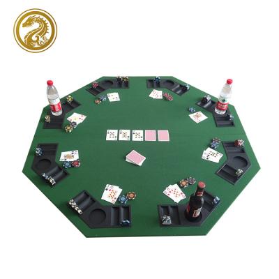 China Deluxe Foldable Poker Card Game Table Top With Carrying Bag 120cm Diameter for sale