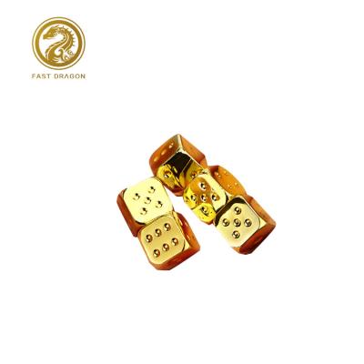 China Auto-scramble For Cards Gaming Metal Casino Custom Gold Die Cuts For Gambling for sale