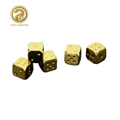 China Auto-scramble for custom golden cards big dice for gambling for sale