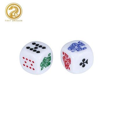 China KTV.Bar.Family Entertainment 16 mm Acrylic Poker Dice for sale