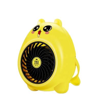 China Hotel 500w Portable Home Ptc Ceramic Heater Fan Mini Desktop Warm Air Blower Electric Heater Space Heater for sale