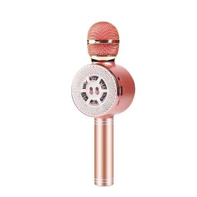 China Handheld Microphone Handheld Wireless Karaoke Home Party USB Microphone With Speaker for sale