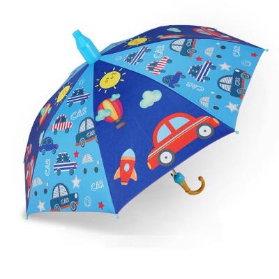 China High quality new cartoon rain boy kid child upright umbrella for sale for sale