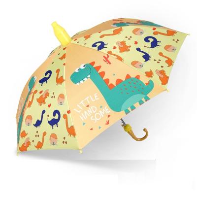 China High Quality Round Corner New Design Small Children Safety Easy Open Umbrella With Black Coated Fabric for sale