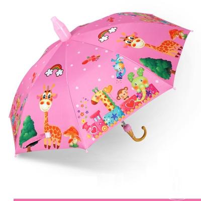 China High quality new cartoon rain boy kid child upright umbrella for sale for sale