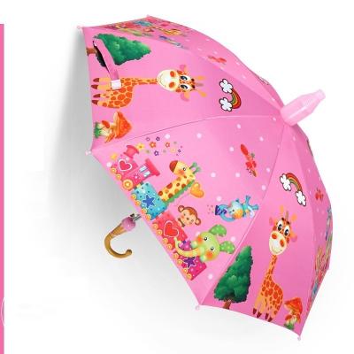 China High Quality RST Cartoon Unicorn Printed Colorful Kids Small Umbrellas For School Students Kids Half-automatic Umbrellas For Christmas Gifts for sale