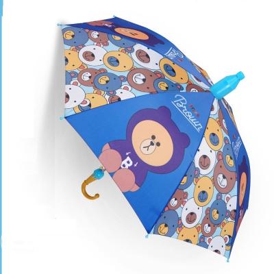 China Promotional Custom Cute Outdoor Use Cute Animal Ear Shape High Quality Cartoon Printing Child Kid Child Rain Animal Umbrella With Logo Prints for sale