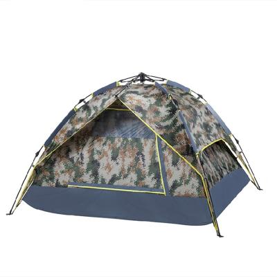 China Camouflage Family 3-4 Person House Family 3-4 Person House Quick Automatic Pop Up Game Outdoor Sport Camp Tent for sale