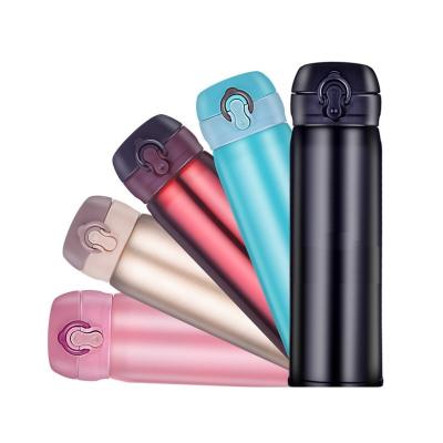 China Sustainable Thermos Motion Portable Sports Vacuum Mug Solid Color Stainless Steel for sale