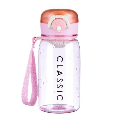 China HY Factory Outlet Viable Belly Cup Plastic Sports Water Bottle With Straw Plastic Water Bottle With Straw for sale