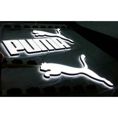 China Chain Store 3D Lighting Logo Customized Outdoor Signage Mini Acrylic Letter for sale