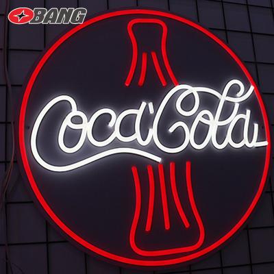 China Large Retail Store Outdoor Sign Flex 10 LED Neon Neon Signs Advertising Glowing Words for sale