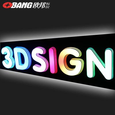 China chain store led 3d metal sign letter maker led sign makers for sale