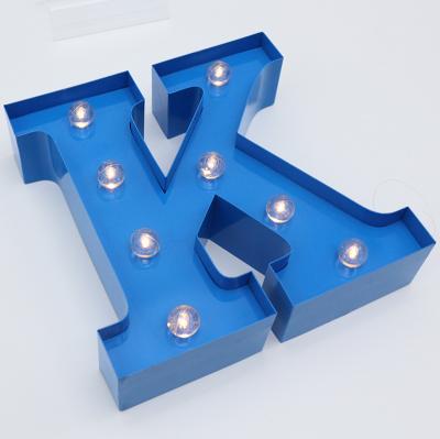 China Outdoor Waterproof Outdoor Decoration LED Marquee Lighted Letter Signs for sale