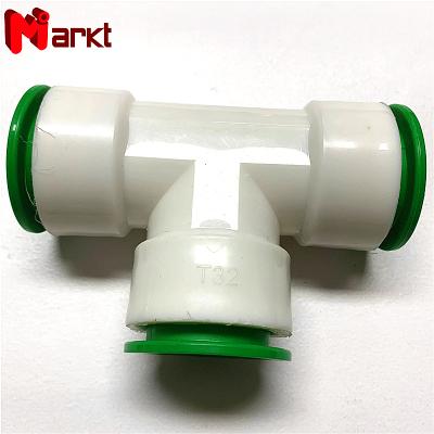 China Give water 3 way quick connect tee shape water ppr pipe fittings for sale