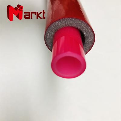 China modern 16-32mm pe layer foam insulation tube for pex hot water pipe for sale