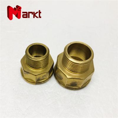 China Pipe Lines Connect Water Heat Pipe Fitting NPT Male Female Threaded Brass Sanitary Fitting for sale