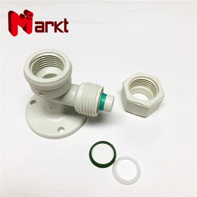 China Pipe lines connect plastic tube fittings screw compression pex pipe connection elbow for sale