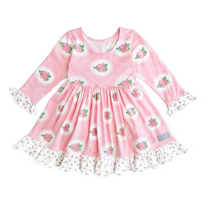 China Wholesale Casual Girl Dress Fashion Style Kids Dresses Long Sleeve Autumn Kids Clothing for sale