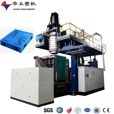 China Huayu Double-sided Tray And Table Blow Molding Machine With 90KW*2 Extruder Motor for sale