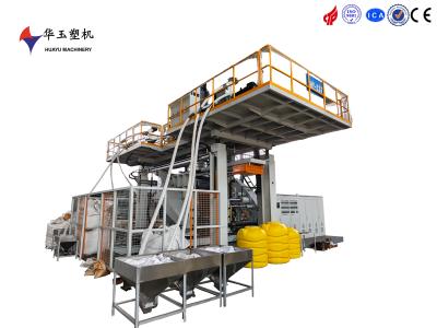 China HY 500L-2000L 6 Schichten Blasformmaschine mit 12*11*7,5M Maschinenabmessung zu verkaufen