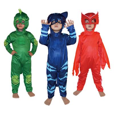 China One Piece Garment Halloween Kids Cosplay Costume Masquerade Little Hero Kids Pajamas l for sale