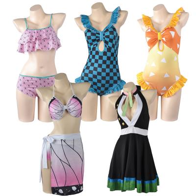 China One Piece Clothing The Ghost of Sword Swimwear Zonemen Lang Cosplay Charcoal Lang My Wife Good YI for sale