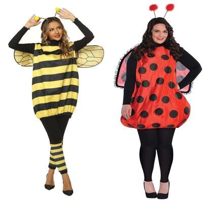 China 2022 Cosplay Custom Halloween One Piece Bees And Ladybugs For Adults And Kids for sale