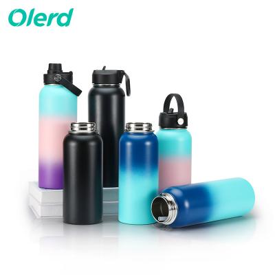 China Hot Selling PORTABLE Custom Thermos 40oz OLERD Double Wall Insulated Stainless Steel Outdoor Sport Water Bottle Vacuum Flask à venda