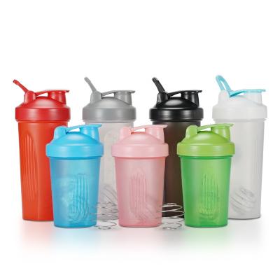 China OLERD Viable Wholesale Free Custom Plastic Protein Shaker Bottle 600ml BPA Logo Gym Sport Water Cup for sale