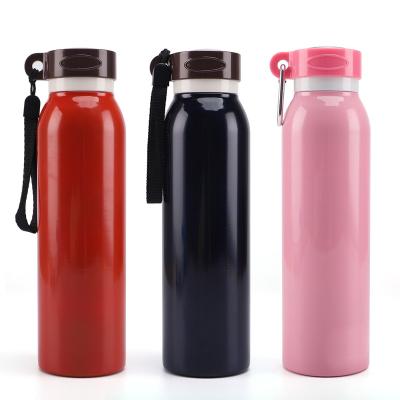 China OLERD Sustainable Style 500ML SS 304 Concise Vacuum Insulated Thermos Bottle Flask With Tie for sale