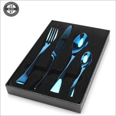 China Disposable Stainless Steel 4 PCS Flatware Gift Set for sale