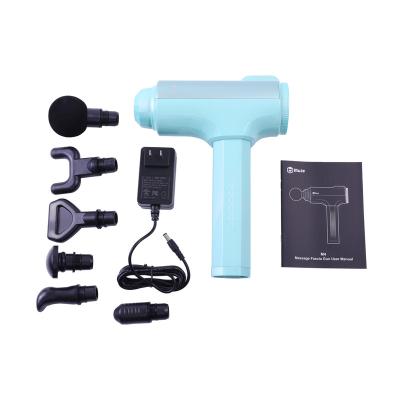 China Best Cordless Body Grip Sports Electric Pulse Percussion Thruster Tissue Vibration Deep Body Muscle Massage Gun for sale