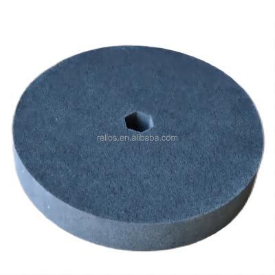 China Durable Gray Color Nylon Fiber Polishing Wheel Silicon Carbide Grinding Wheel For Metal Satin Finish for sale