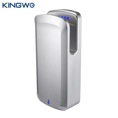 China Hotel Sense Hand Dryer Double Sided Wall Mounted Quick Drying HEPA Jet Hand Dryer For Bathroom for sale