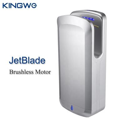 China Automatic UV Light Jet Air Hand Dryer Professional Hotel Electric Wall Mounted Double Motor Brushless Side for sale