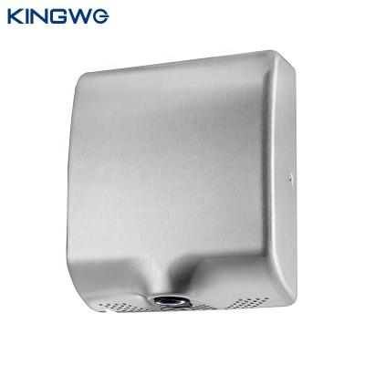 China Hotel Bathroom Toilet Jet Air ADA Stainless Steel HEPA LED Wall Mounted Light Automatic Hand Dryer for sale