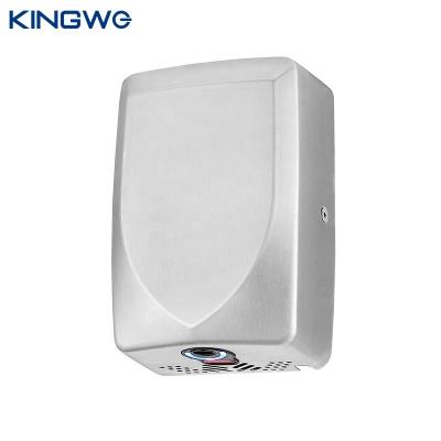 China Hotel Toilet Touchless ADA Automatic Thin Small Mini Stainless Steel Portable Electric Hand Dryer for sale