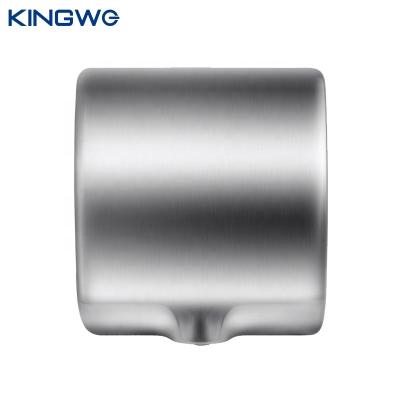 China Hotel Stainless Steel Automatic LED High Speed ​​Slim Wall Mounted UV Light Jet Air Hand Dryer for sale