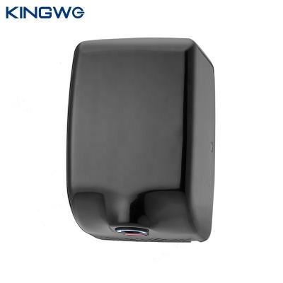 China Hotel Factory Direct Sale Portable Black Wall Mounted Automatic Stainless Steel Hand Quick Dryer for sale