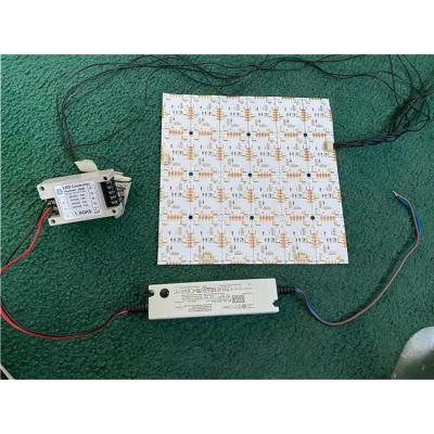 China High Brightness 5050 Kit 24vdc Modern Flexible RGBW 240*240mm Led Panel With Power Supply, Controller And Wire for sale