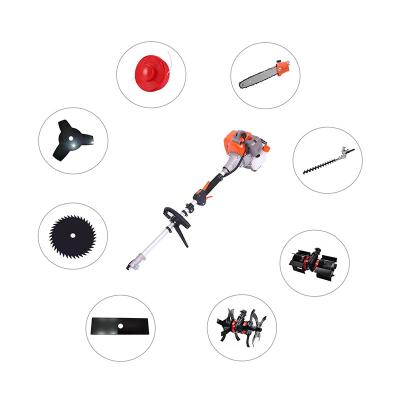 China 2-Stroke Multi Function Brush Cutter 1.4kw Gasoline Grass Cutter With Pole Saw / Mini Weeder for sale