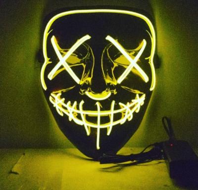 China Halloween Party Mask Halloween Praise Mask , Yellow Color Halloween Mask For Holiday Decoration for sale