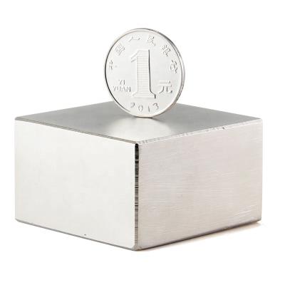 China Industrial Rare Earth Block N52 Neodymium Magnet Factory Direct Sintered Magnet for sale