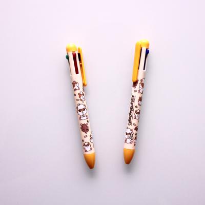 China Multicolor Ballpoint Pen 4 Color Multicolor Ballpoint Pen for sale