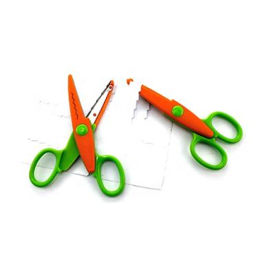 China Universal Cut Child Safety Plastic Scissors for sale