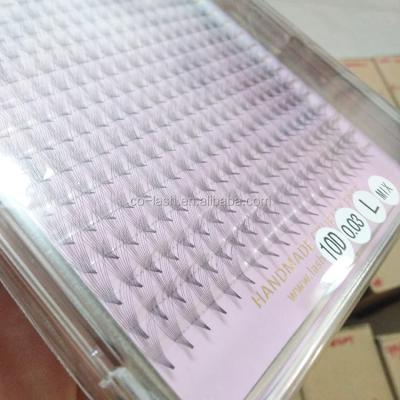 China Pre Made Fans Large Premium Handmade Fans 10D Size L Lashes Premade Fans Loop Eyelash Extensions for sale